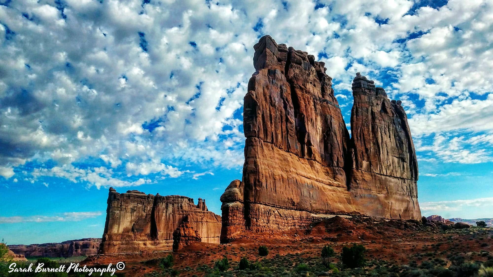 Towers in Arches National Park
